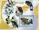 John Gould Stamp Bird Emberiza Elegans Aquila Chrysaetos Eagle Argusianus Argus