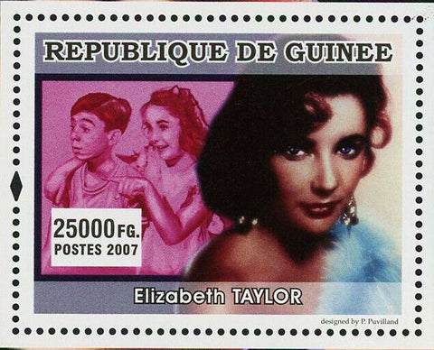 Elizabeth Taylor Stamp American Actress Cinema Movies Film S/S MNH #4988