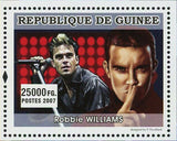 Robbie Williams Stamp Musician Artist Music Rock Pop S/S MNH #4937 / Bl.1310
