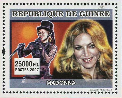 Madonna Stamp Like A Virgin True Blue Dick Tracy Music Pop S/S MNH #4942/Bl.1315