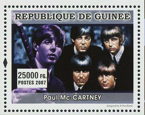 Paul McCartney Stamp Musician Rock The Beatles S/S MNH #4938 / Bl.1311