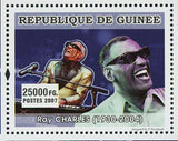 Roy Charles Stamp Music Legend Musician Georgia Of My Mind S/S MNH #4940/Bl.1313