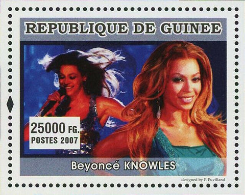 Beyonce Knowles Stamp Musician Music Stars Destiny's Child Band S/S MNH #4946