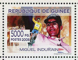 Cycling Champion Stamp Miguel Indurain Greg Lemond Bernard Hinault S/S MNH #5426