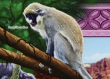 Monkeys Stamp Cercocebus Atys Cercopithecus Diana Wild Animal S/S MNH #6487