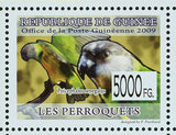 Parrots Stamp Bird Poicephalus Senegalus Psittacus Erithacus Agapornis S/S MNH