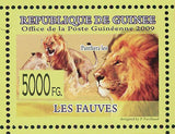 Wild Animals Stamp Panthera Leo Panthera Pardus Pardus Profelis Aurata Lion MNH