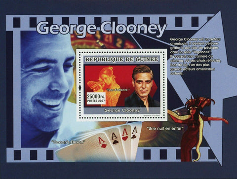 George Clooney Stamp Actor Ocean's Eleven From Dusk Till Dawn S/S MNH #4989