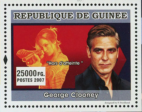 George Clooney Stamp Actor Ocean's Eleven From Dusk Till Dawn S/S MNH #4989