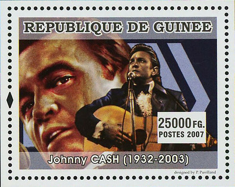 Johnny Cash Stamp Actor Musician American Singer Country S/S MNH #4939 / Bl.1312