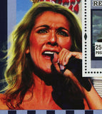 Celine Dion Stamp Singer My Heart Will Go On Titanic S/S MNH #4944 / Bl.1317