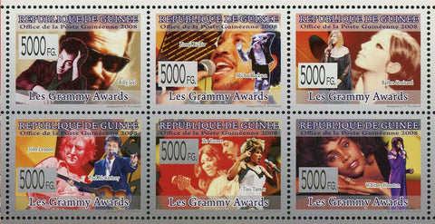 Celebrities Stamp Billy Joel Lionel Richie Michael Jackson Paul McCartney S/S