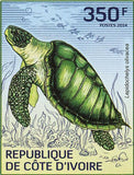 Turtles Stamp Lepidochelys Olivacea Eretmochelys Imbricata S/S MNH #1524-1527