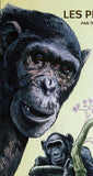 Primates Stamp Pan Troglodytes Wild Animal African Fauna S/S MNH #1618 / Bl.210