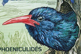 Birds Stamp Phoeniculus Purpureus Phoeniculus Bollei S/S MNH #1568 / Bl.200