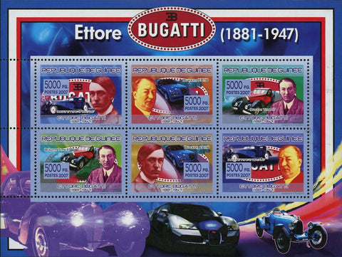 Ettore Bugatti Stamp Car Transportation Bugatti EB118 Type 57 41 Royale S/S MNH