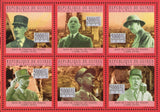 Charles De Gaulle Stamp Historical Figure President France S/S MNH #7752-7757