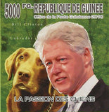 Dogs Stamp Labrador Beagle Fox-terrier Yorkshire Justin Timberlake Bill Clinton