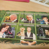Dogs Stamp Labrador Beagle Fox-terrier Yorkshire Justin Timberlake Bill Clinton