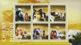 Dogs Stamp Cocker Spaniel King Charles Spaniel Weimaraner Shetland S/S MNH