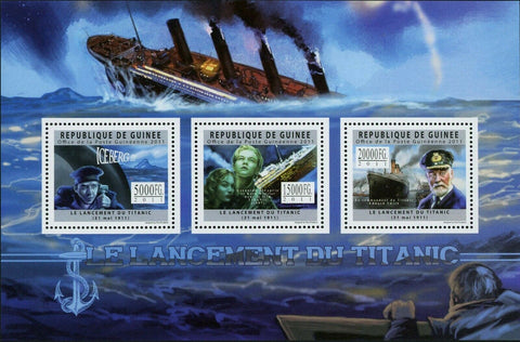 Titanic Stamp Ship Historical Event Transportation Ocean S/S MNH #8963-8965