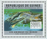 Crocodiles Stamp Crocodylus Acutus Mindorensis Reptiles S/S MNH #8873-8875