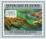 Crocodiles Stamp Crocodylus Acutus Mindorensis Reptiles S/S MNH #8873-8875