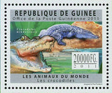 Crocodiles Stamp Crocodylus Acutus Mindorensis Reptiles S/S MNH #8873-8875