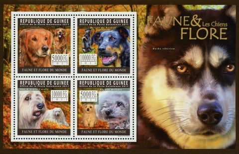 Dogs Stamp Golden Retriever Bichon Maltais Berger De Beauce S/S MNH #8334-8337