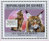 Cats Stamp British Longhair Khao Manee Maine Coon S/S MNH #8903-8905