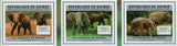 Elephants Stamp Loxodonta Africana Elephas Maximus Loxodonta Cyclotis S/S MNH