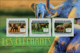 Elephants Stamp Loxodonta Africana Elephas Maximus Loxodonta Cyclotis S/S MNH