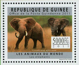 Elephants Stamp Loxodonta Africana Elephas Maximus Loxodonta Cyclotis S/S MNH