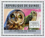 Owls Stamp Bird Asio Clamator Asio Flammeus Nesasio Solomonensis S/S MNH