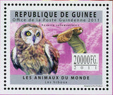 Owls Stamp Bird Asio Clamator Asio Flammeus Nesasio Solomonensis S/S MNH