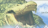 Crocodiles Stamp Crocodylus Palustris Wild Animal S/S MNH #8623-8625 / Bl.1989