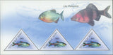 Fish Stamp Hemigrammus Caudovittatus Ocean Marine Fauna S/S MNH #8599-8601