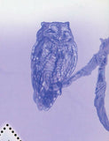 Owls Stamp Bird Bubo Lacteus Nocturnal Raptor S/S MNH #8655-8657 / Bl.1993