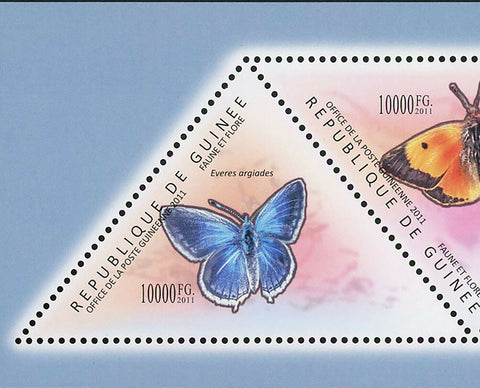 Butterflies Stamp Everes Argiades Iphiclides Podalirius S/S MNH #8562-8566