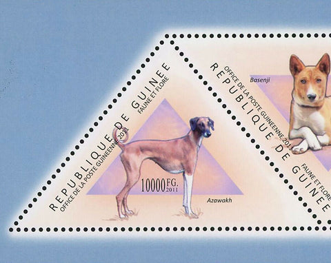 Dogs Stamp Azawakh Sloughi Boerboel Basenji Moroccan Aidi S/S MNH #8658-8662