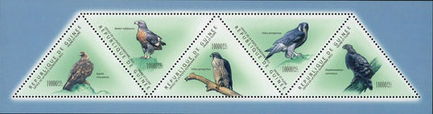 Vultures Stamp Aquila Chrysaetos Stephanoaetus Coronatus S/S MNH #8636-8640