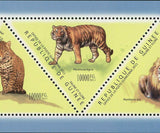 Cheetah Lion Stamp Acinonyx Jubatus Panthera Leo Panthera Onca S/S MNH #8681