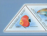 Fish Stamp Symphysodon Discus Phenacogrammus Interruptus S/S MNH #8594-8598