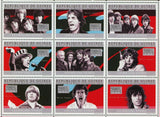 The Rolling Stones Stamp Mick Jagger Keith Richards S/S MNH #7429-7437