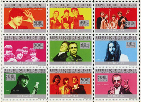 The Beatles Stamp Music Band Paul Ringo George John S/S MNH #7399-7407