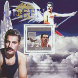 Queen Stamp Music Artist Band Freddie Mercury S/S MNH #7448 / Bl.1815