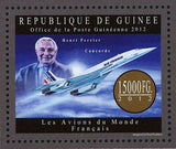 Planes of France Concorde Dassault Mirage 2000 Henri Perrier S/S MNH #9575