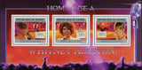 Whitney Houston Stamp Beyonce James Brown Alicia Keys S/S MNH #9131-9133