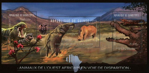 Reptiles Stamp Hexaprotodon Liberiensis Loxodonta Africana Mecistops S/S MNH