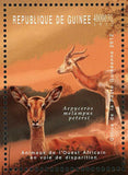 Wild Animals Stamp Impala Aepyceros Melampus Petersi Nauger Dama S/S MNH #9193